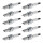 10 Spark Plugs fixed SAE connection NGK aftermarket expertise for e.g. MAZDA