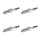 4 Spark Plugs fixed SAE connection NGK Iridium IX for various vehicles