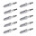 10 Spark Plugs fixed SAE connection NGK Iridium IX for various vehicles