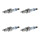 4 Spark Plugs fixed SAE connection NGK LPG Laser Line for e.g. FIAT GRANDE