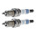 2 Spark Plugs fixed SAE connection NGK LPG Laser Line for e.g. OPEL ASTRA