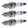 3 Spark Plugs fixed SAE connection NGK LPG Laser Line for e.g. OPEL ASTRA