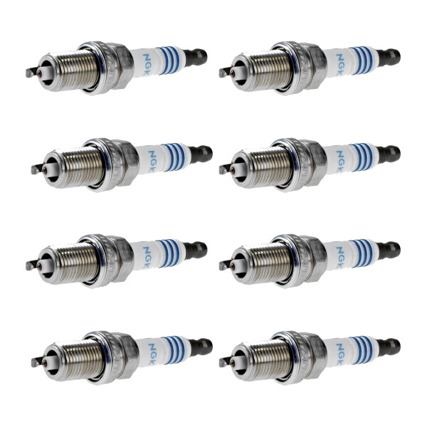 8 Spark Plugs fixed SAE connection NGK LPG Laser Line for e.g. OPEL ASTRA
