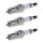 3 Spark Plugs fixed SAE connection NGK LPG Laser Line for e.g. MERCEDES-BENZ 124