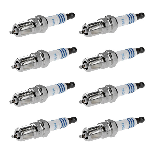 8 Spark Plugs fixed SAE connection NGK LPG Laser Line for e.g. MERCEDES-BENZ 124