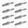 8 Spark Plugs fixed SAE connection NGK LPG Laser Line for e.g. FORD MONDEO