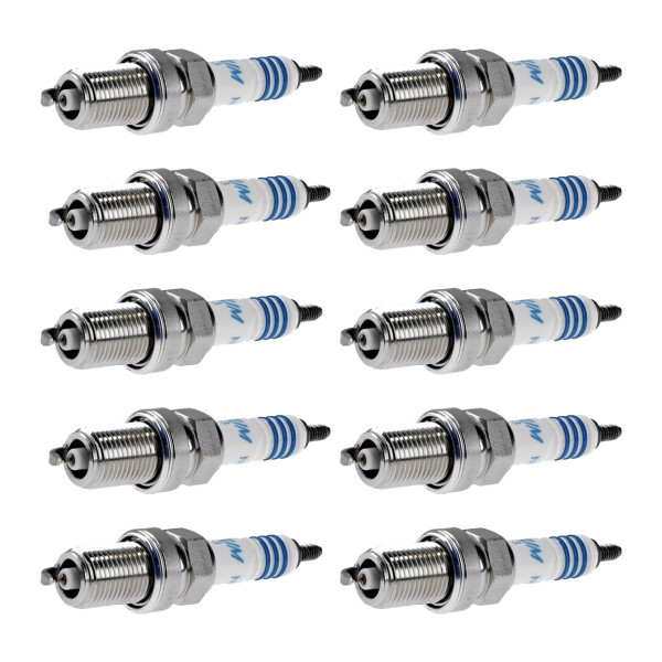 10 Spark Plugs Iridium centre electrode NGK LPG Laser Line for e.g. CITROËN BX