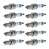 10 Spark Plugs Iridium centre electrode NGK LPG Laser...