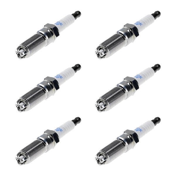 6 Spark Plugs fixed SAE connection NGK aftermarket expertise for e.g. FIAT CROMA