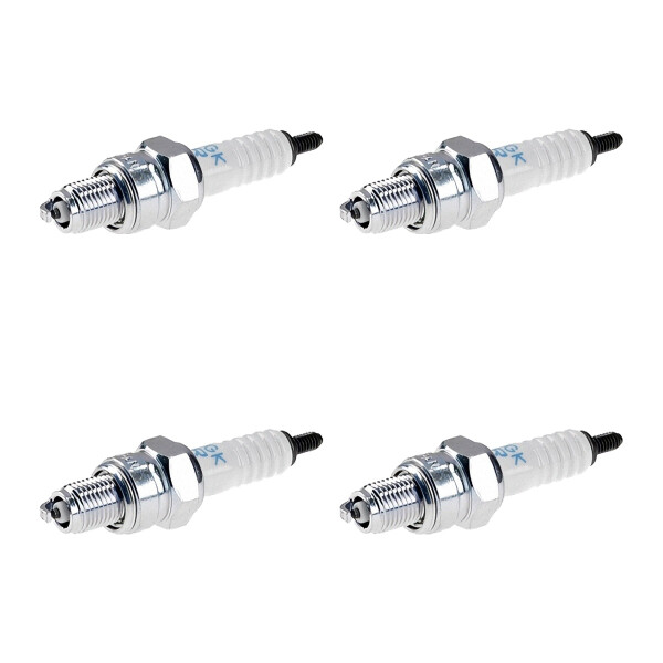 4 Spark Plugs with flat seal seat NGK aftermarket expertise for various vehicles
