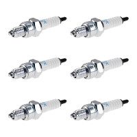 6 Spark Plugs with flat seal seat NGK aftermarket...