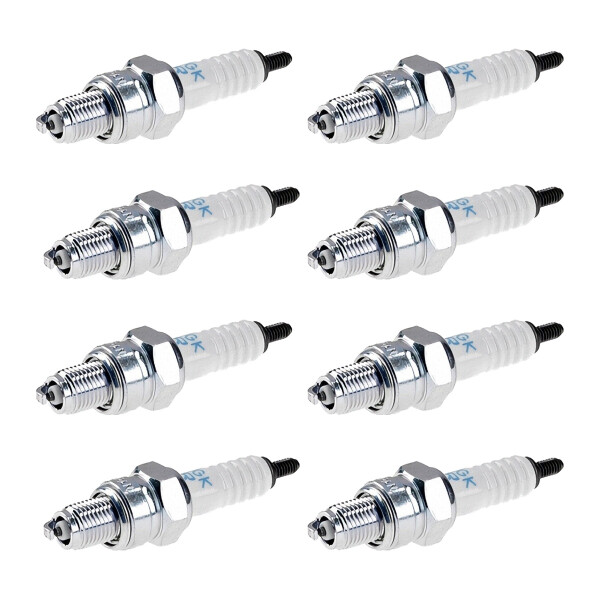8 Spark Plugs with flat seal seat NGK aftermarket expertise for various vehicles