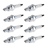 8 Spark Plugs with flat seal seat NGK aftermarket...