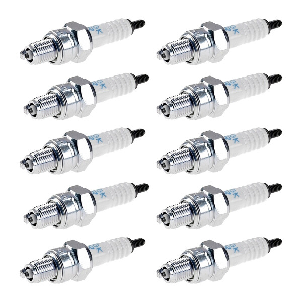 10 Spark Plugs with flat seal seat NGK IAM expertise for various vehicles