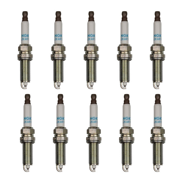 10 Spark Plugs fixed SAE connection NGK V-Line for e.g. RENAULT MODUS