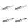 4 Spark Plugs fixed SAE connection NGK suitable for CHRYSLER PT and others