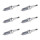 6 Spark Plugs fixed SAE connection NGK suitable for CHRYSLER PT and others