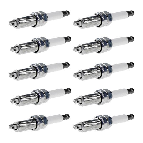 10 Spark Plugs fixed SAE connection NGK V-Line suitable for e.g. HYUNDAI I30