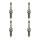 4 Spark Plugs fixed SAE connection NGK suitable for HYUNDAI I30 and others