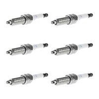 6 Spark Plugs with flat seal seat NGK suitable for DACIA...