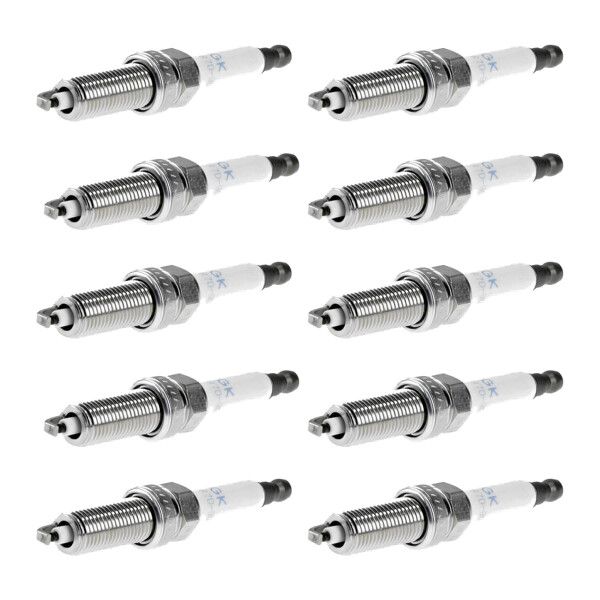 10 Spark Plugs with flat seal seat NGK suitable for DACIA LODGY and others