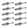 10 Spark Plugs fixed SAE connection NGK suitable for e.g. MITSUBISHI LANCER