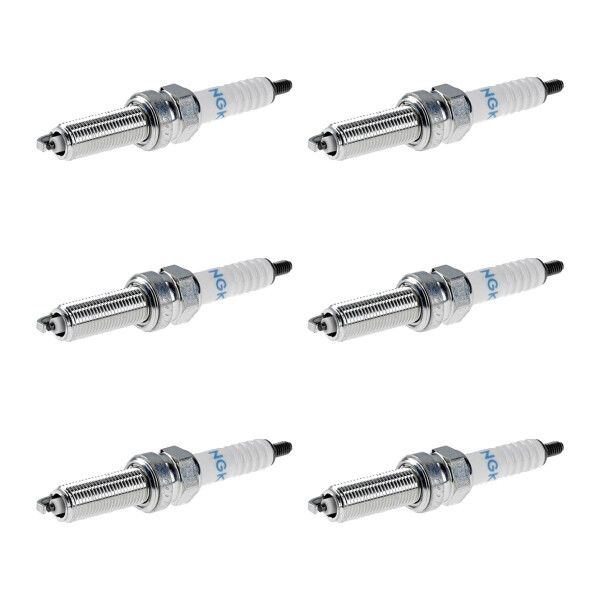 6 Spark Plugs with flat seal seat NGK aftermarket expertise for HONDA