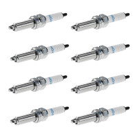 8 Spark Plugs with flat seal seat NGK aftermarket...