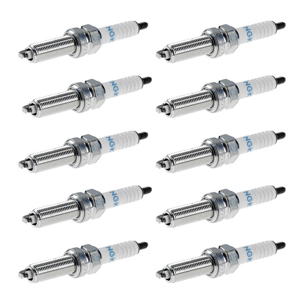 10 Spark Plugs with flat seal seat NGK aftermarket expertise for HONDA