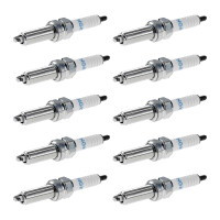 10 Spark Plugs with flat seal seat NGK aftermarket...