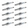 10 Spark Plugs with flat seal seat NGK aftermarket expertise for HONDA