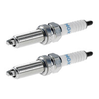 2 Spark Plugs with flat seal seat NGK aftermarket...