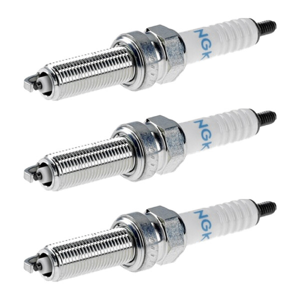 3 Spark Plugs with flat seal seat NGK aftermarket expertise for HONDA and others