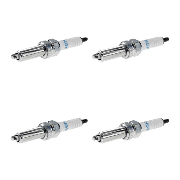4 Spark Plugs with flat seal seat NGK aftermarket expertise for HONDA and others