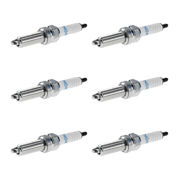 6 Spark Plugs with flat seal seat NGK aftermarket expertise for HONDA and others
