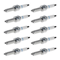 10 Spark Plugs with flat seal seat NGK IAM expertise for...