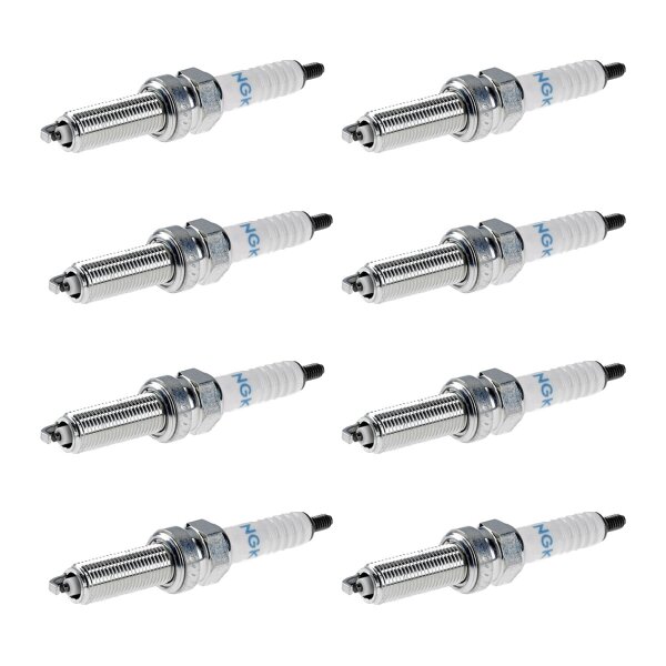 8 Spark Plugs with flat seal seat NGK aftermarket expertise for YAMAHA