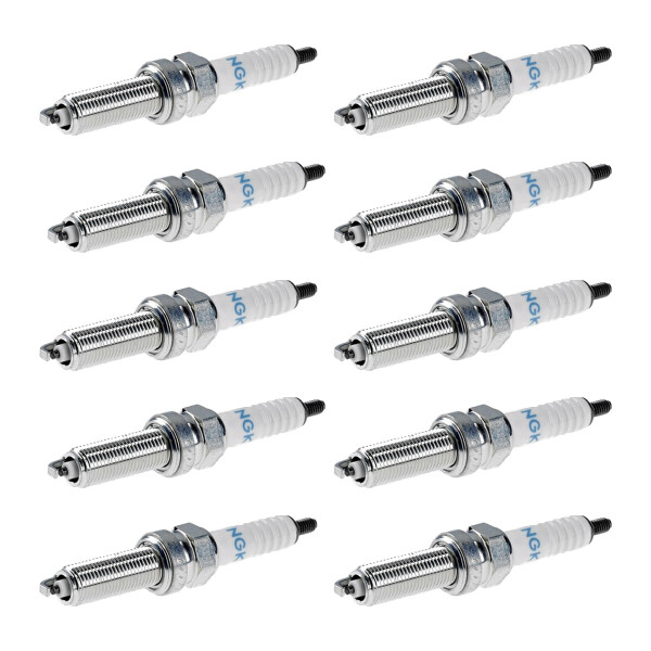 10 Spark Plugs with flat seal seat NGK aftermarket expertise for YAMAHA
