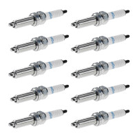 10 Spark Plugs with flat seal seat NGK aftermarket...