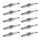 10 Spark Plugs with flat seal seat NGK aftermarket expertise for YAMAHA