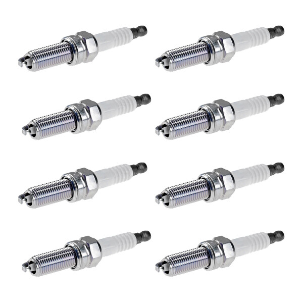 8 Spark Plugs fixed SAE connection NGK aftermarket expertise for e.g. FIAT 500