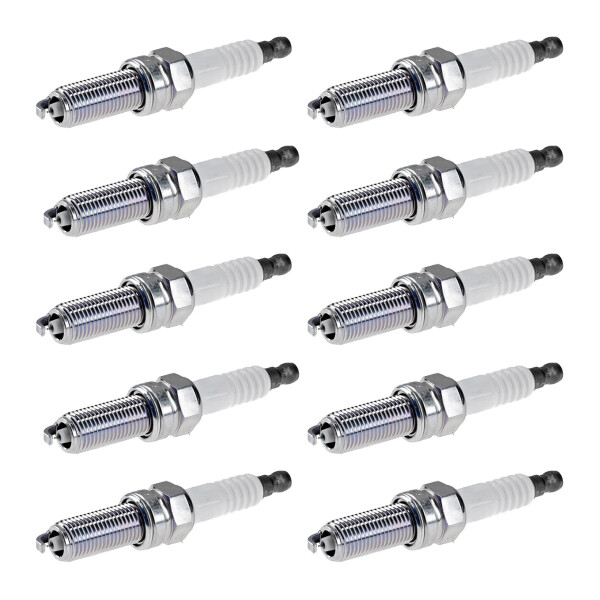 10 Spark Plugs fixed SAE connection NGK aftermarket expertise for e.g. FIAT 500