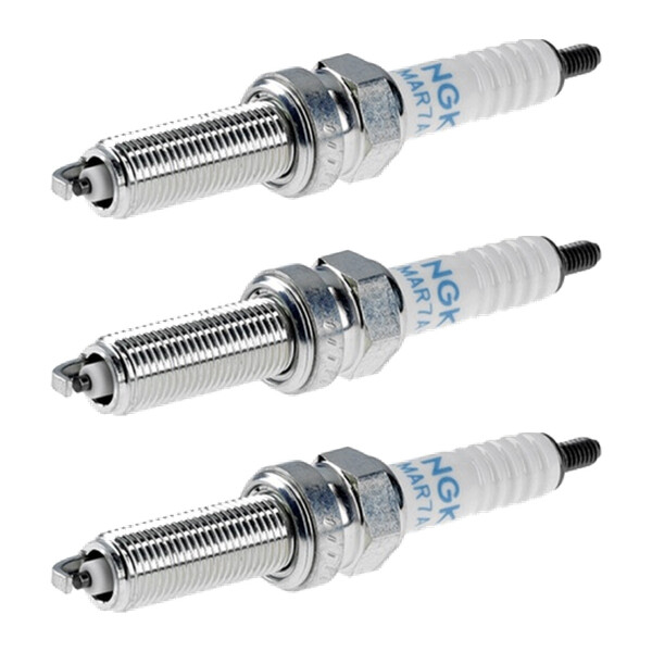 3 Spark Plugs with flat seal seat NGK aftermarket expertise for YAMAHA