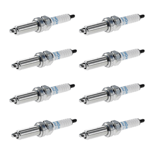 8 Spark Plugs with flat seal seat NGK aftermarket expertise for YAMAHA