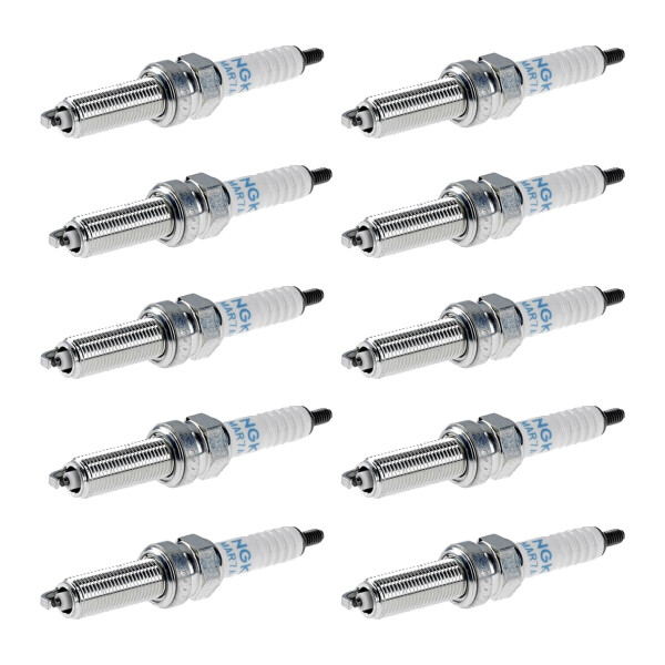 10 Spark Plugs with flat seal seat NGK aftermarket expertise for YAMAHA