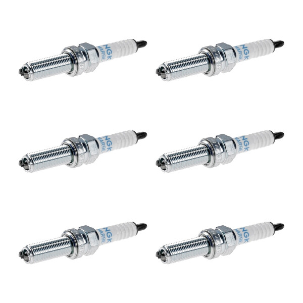 6 Spark Plugs with flat seal seat NGK aftermarket expertise for YAMAHA