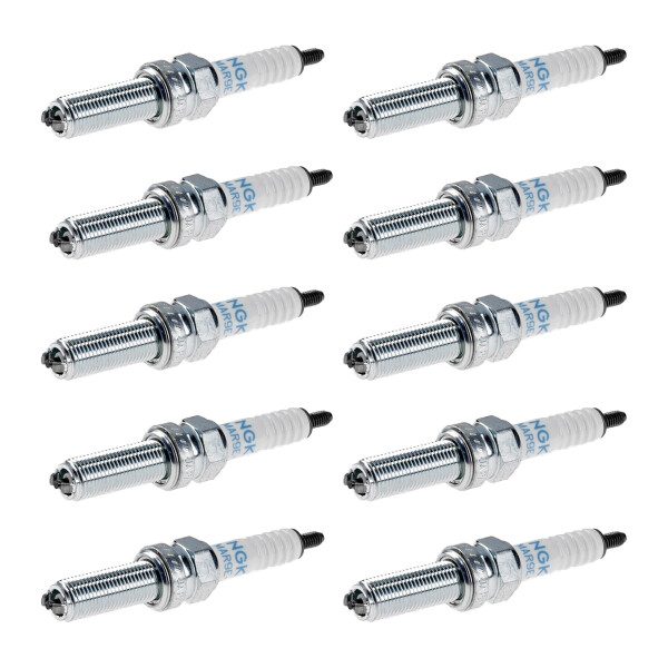 10 Spark Plugs with flat seal seat NGK aftermarket expertise for YAMAHA