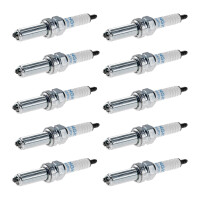 10 Spark Plugs with flat seal seat NGK aftermarket...