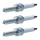 3 Spark Plugs with flat seal seat NGK IAM expertise for YAMAHA and others