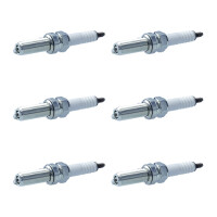 6 Spark Plugs with flat seal seat NGK IAM expertise for...